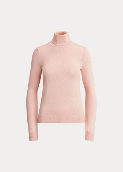 Ralph Lauren Lacquered Turtleneck Striktrøje Dame Danmark (ITERS3407)